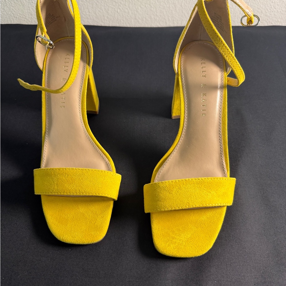 Kelly & Katie Bright Yellow Heels